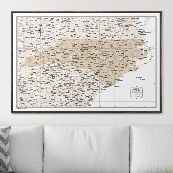 48" x 32" / Standard / Dark Walnut