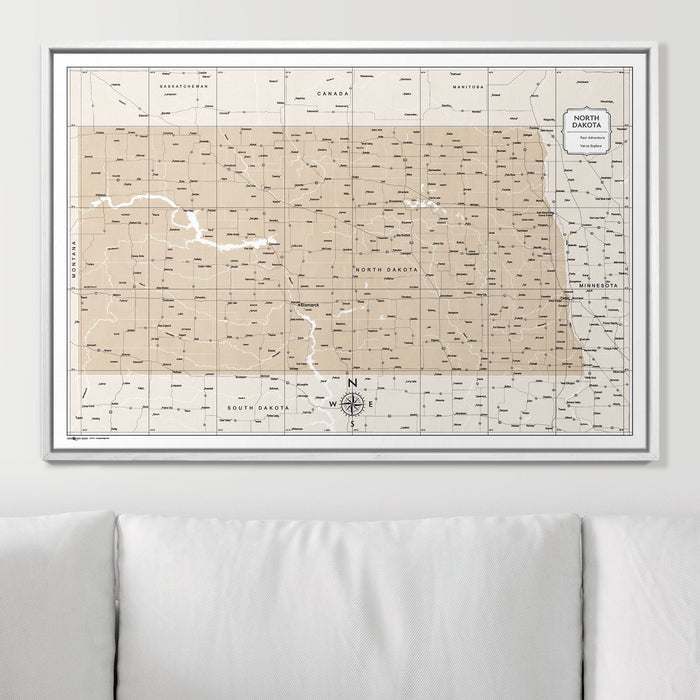 36" x 24" / Standard / Smooth White