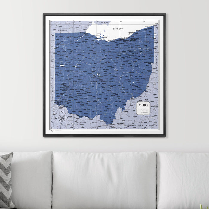 32" x 32" / Standard / Wood Grain Black