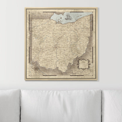 24" x 24" / Standard / Natural Oak
