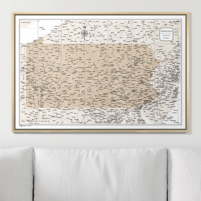 36" x 24" / Standard / Natural Oak
