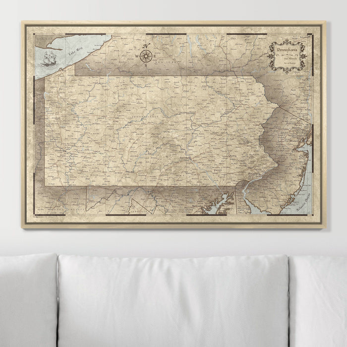 36" x 24" / Standard / Natural Oak