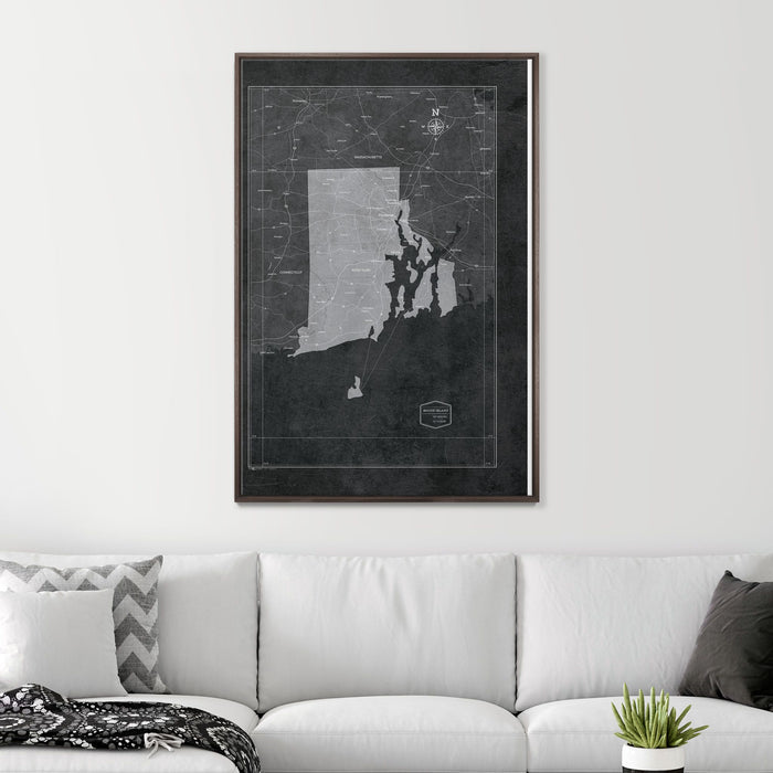 32" x 48" / Standard / Dark Walnut