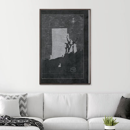 32" x 48" / Standard / Dark Walnut