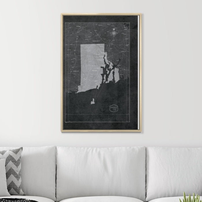 24" x 36" / Standard / Natural Oak