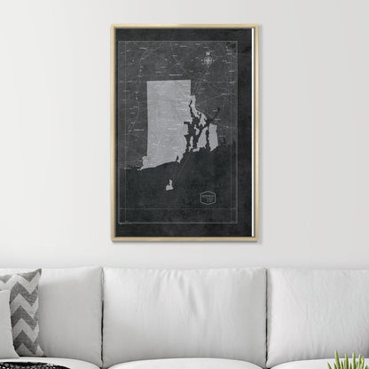 24" x 36" / Standard / Natural Oak