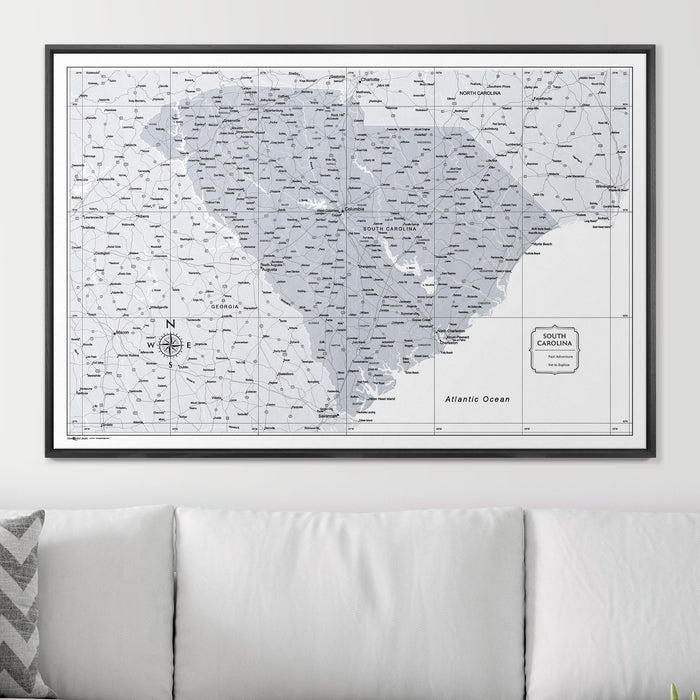 48" x 32" / Standard / Wood Grain Black