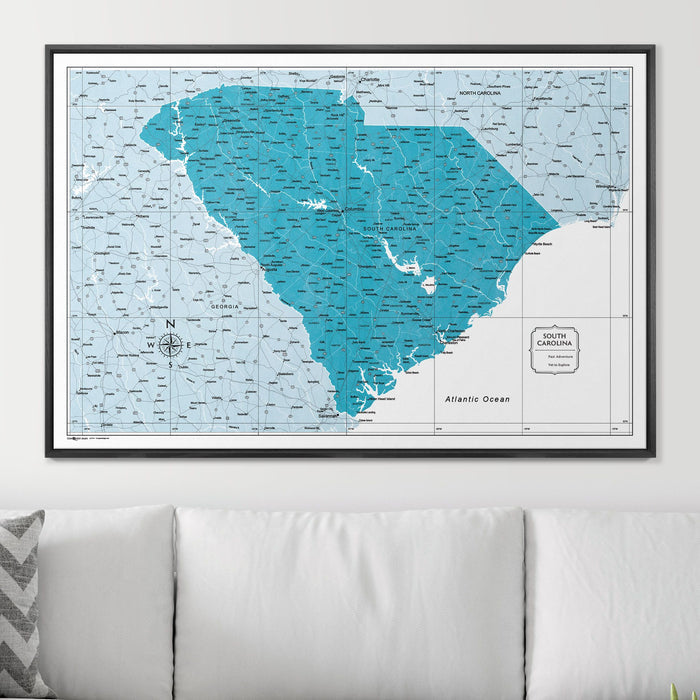 48" x 32" / Standard / Wood Grain Black