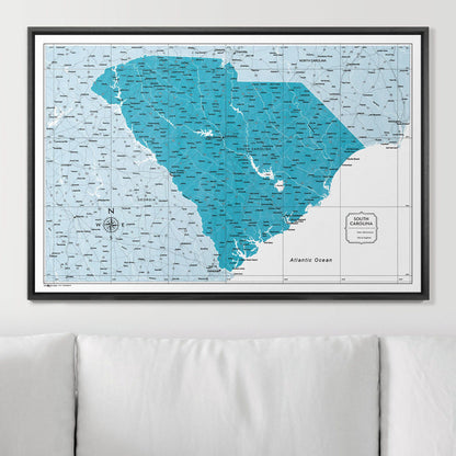36" x 24" / Standard / Wood Grain Black