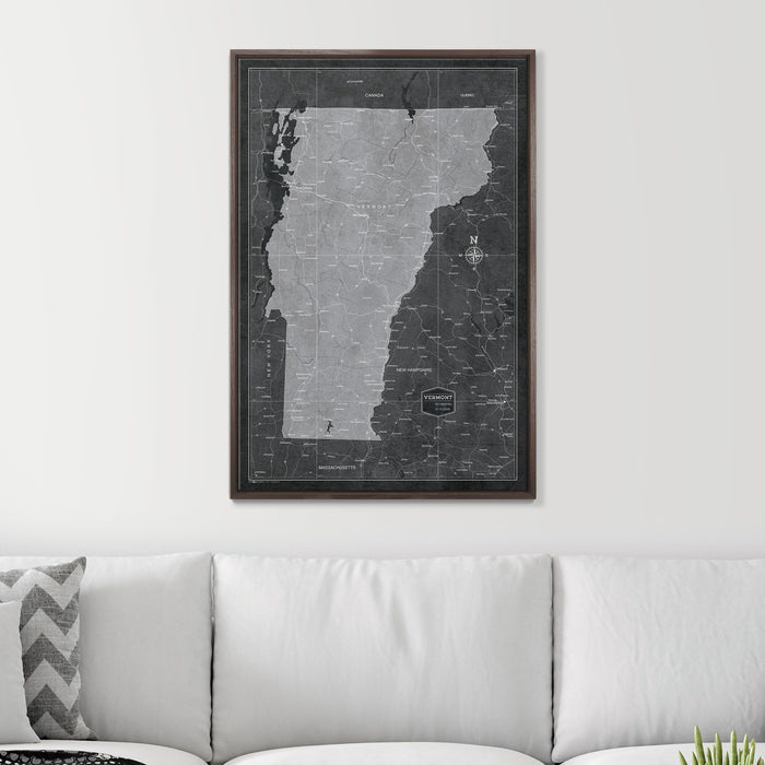 24" x 36" / Standard / Dark Walnut
