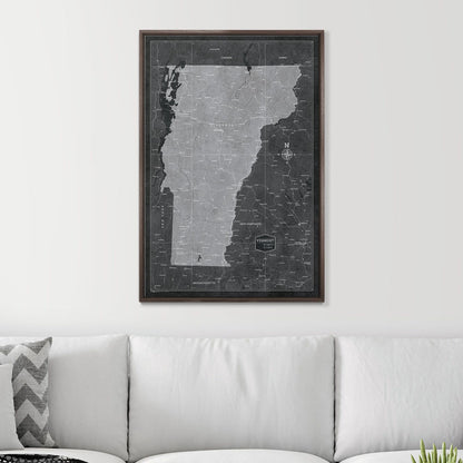24" x 36" / Standard / Dark Walnut