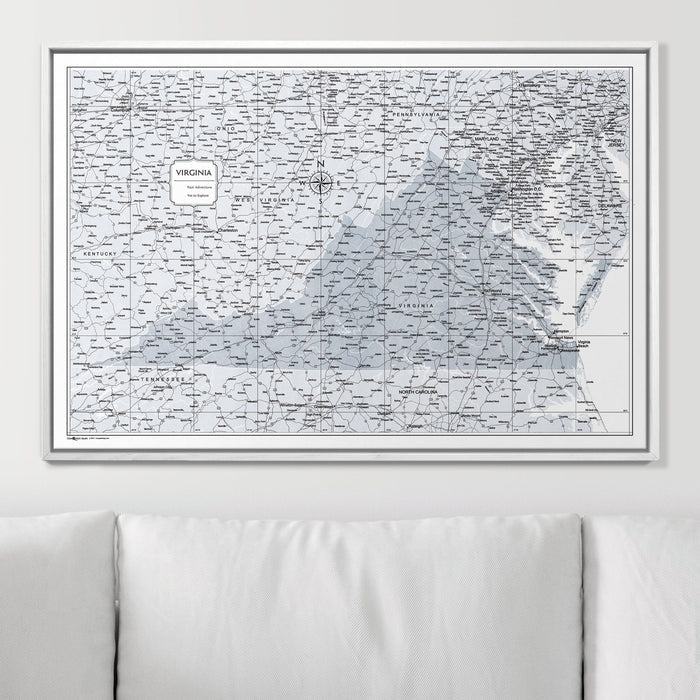 36" x 24" / Standard / Smooth White