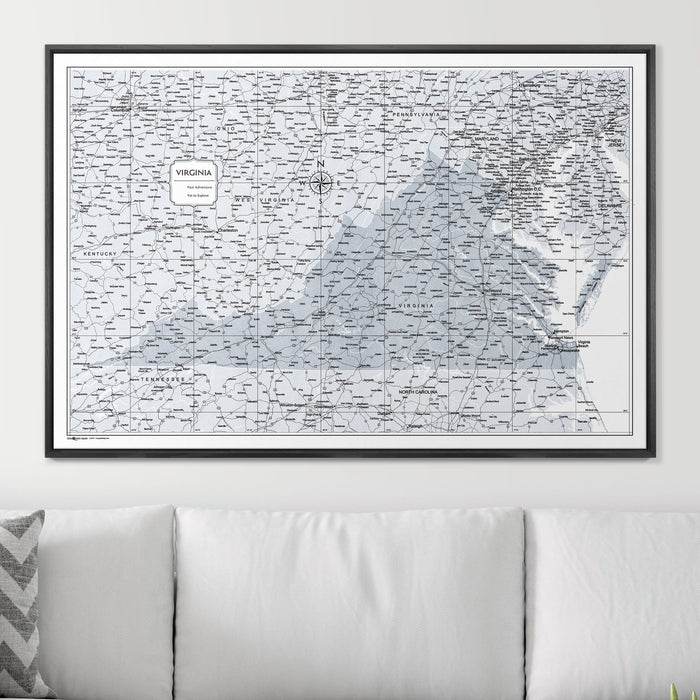 48" x 32" / Standard / Wood Grain Black