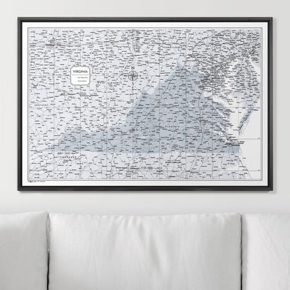 36" x 24" / Standard / Wood Grain Black