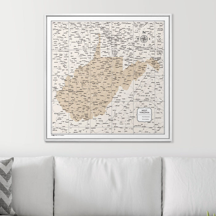 32" x 32" / Standard / Smooth White