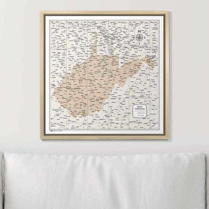 16" x 16" / Standard / Natural Oak