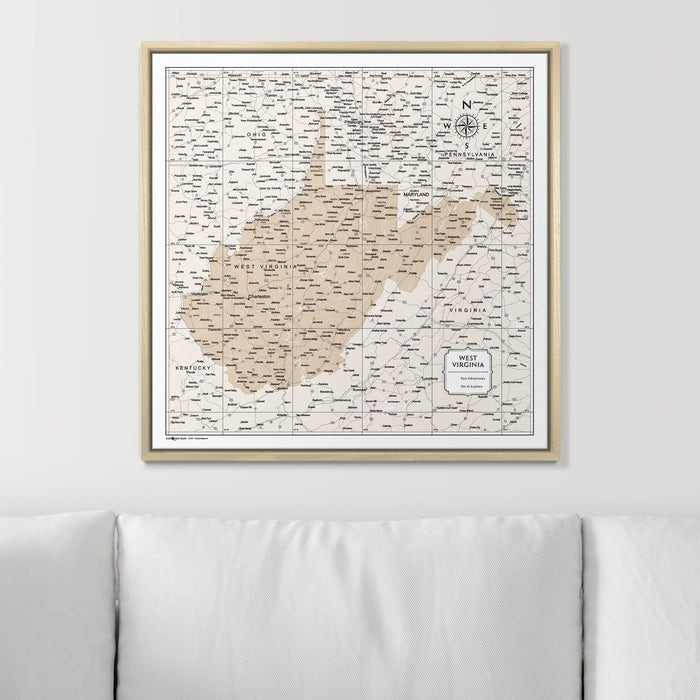 24" x 24" / Standard / Natural Oak
