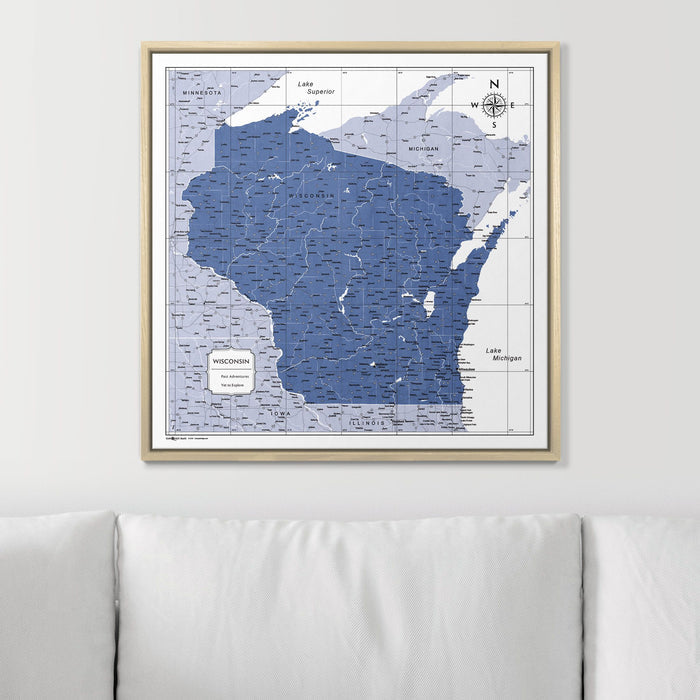 24" x 24" / Standard / Natural Oak
