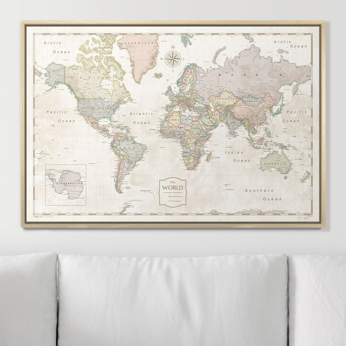 36" x 24" / Standard / Natural Oak