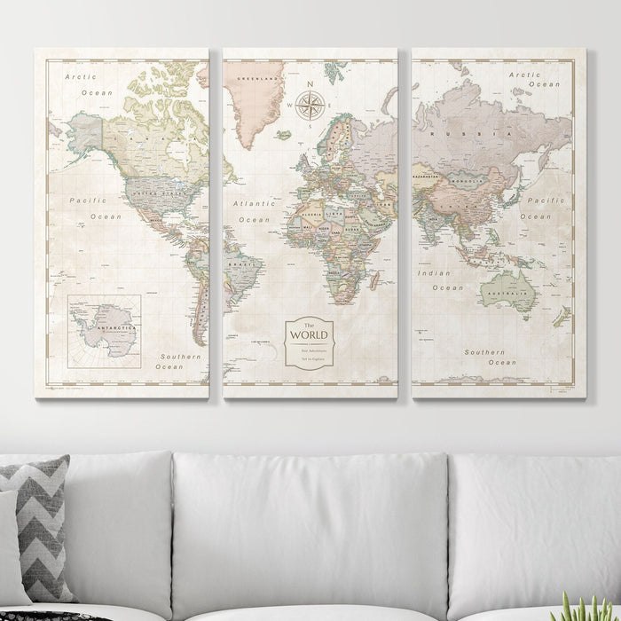 54" x 36" 3-Panel / Standard / No Frame