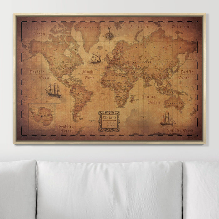 36" x 24" / Standard / Natural Oak