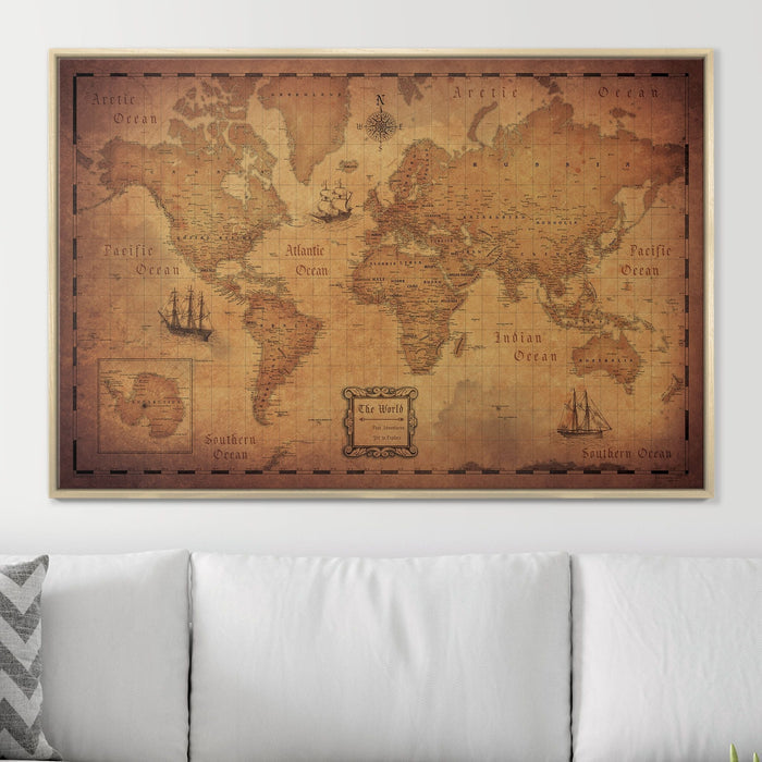 48" x 32" / Standard / Natural Oak