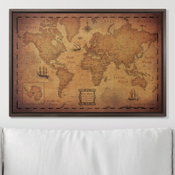 24" x 16" / Standard / Dark Walnut
