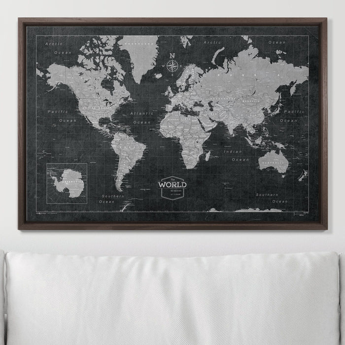 24" x 16" / Standard / Dark Walnut