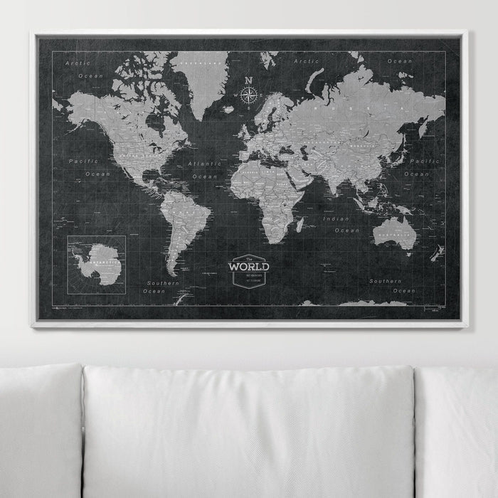 36" x 24" / Standard / Smooth White