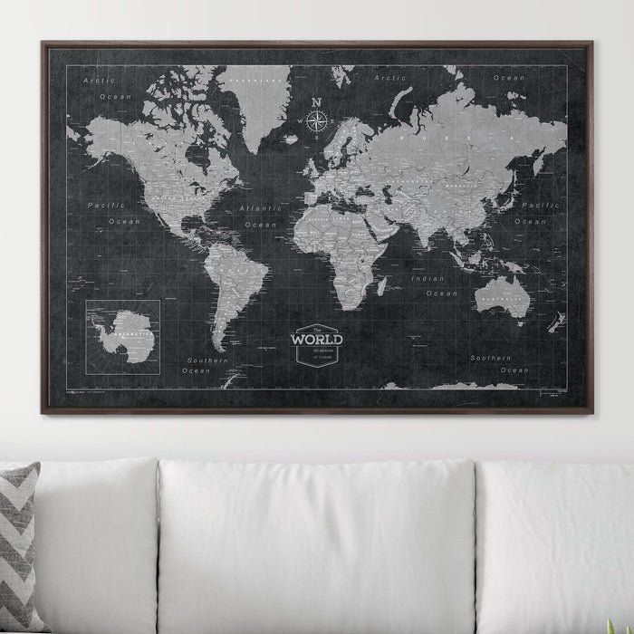 48" x 32" / Standard / Dark Walnut