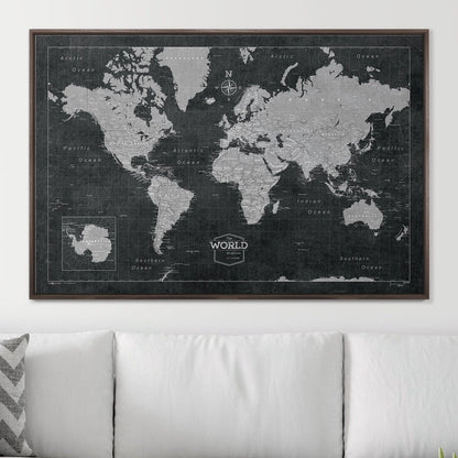 48" x 32" / Standard / Dark Walnut