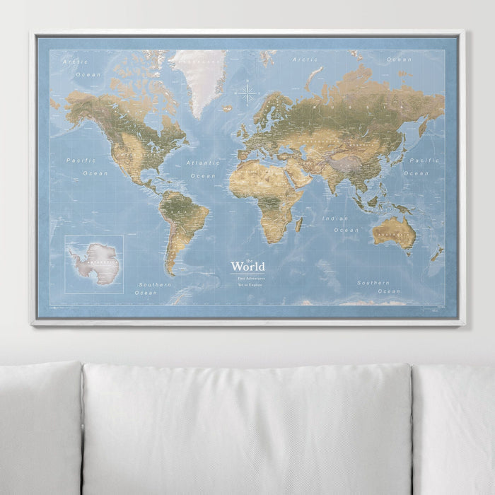 36" x 24" / Standard / Smooth White
