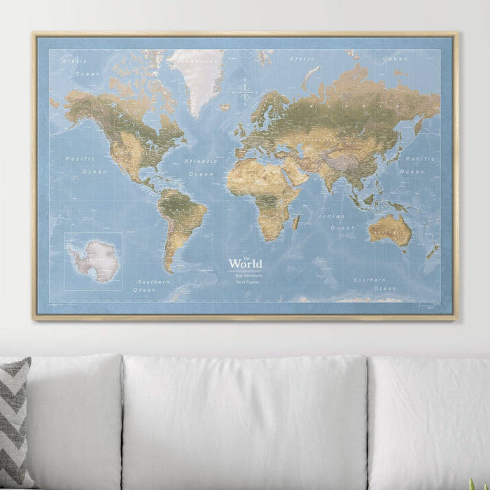 48" x 32" / Standard / Natural Oak