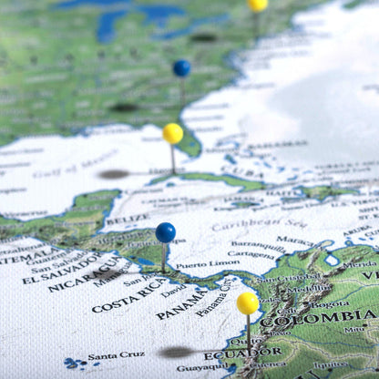 Push Pin USA Map (Pin Board) - The Adventurer - Essentials Collection Conquest Maps LLC