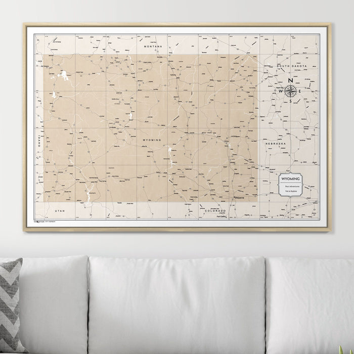 48" x 32" / Standard / Natural Oak
