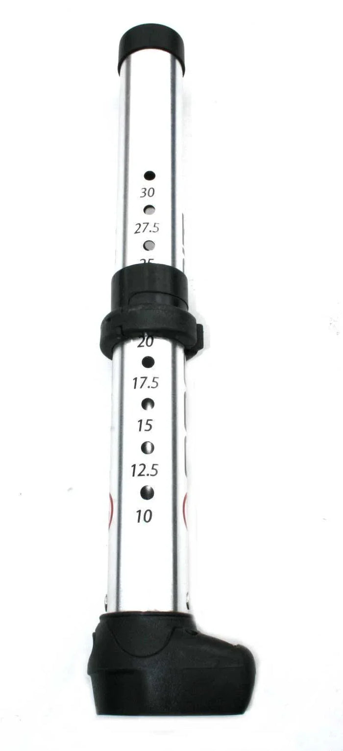 Radz mast extension windsurfing SDM 30cm with adjustment holes and black base