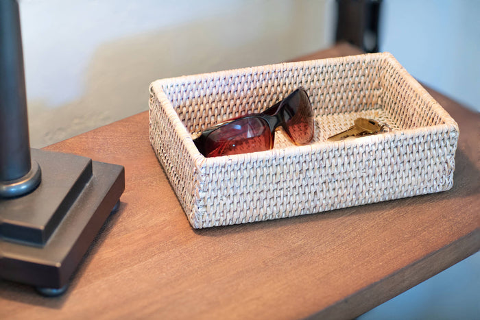Rattan Guest Towel Napkin Holder