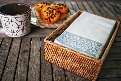 Rattan Guest Towel Napkin Holder
