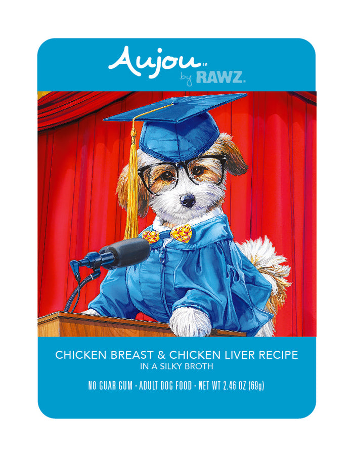 RAWZ Aujou Chicken Breast & Chicken Liver Wet Dog Food