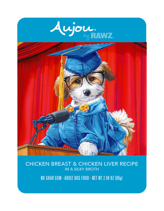 RAWZ Aujou Chicken Breast & Chicken Liver Wet Dog Food
