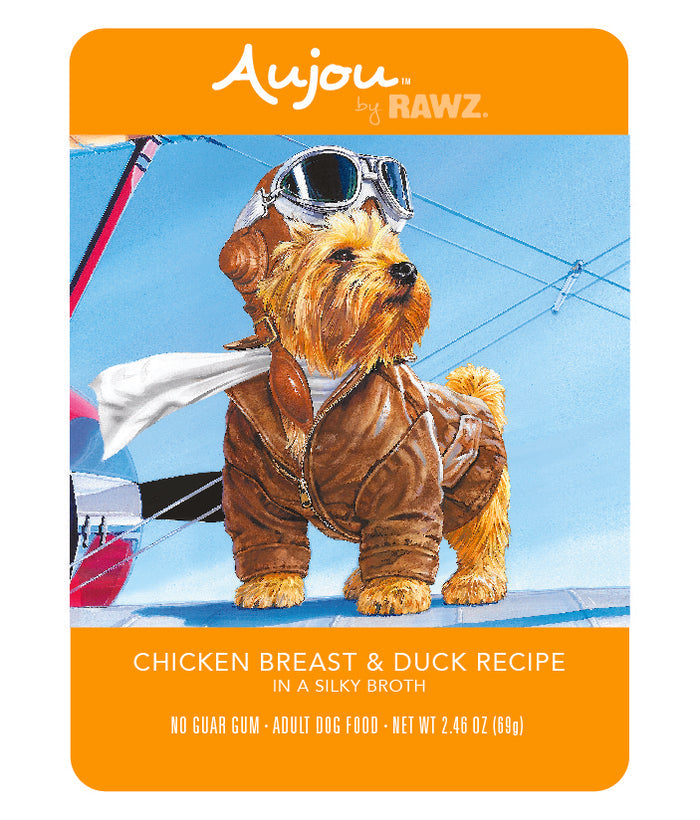 RAWZ Aujou Chicken Breast & Duck Wet Dog Food