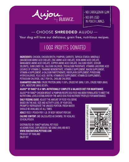 RAWZ Aujou Chicken Breast & Pumpkin Dog Food