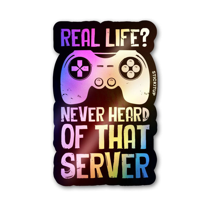 Real Life Game Holographic Stickers - Holographic stickers | STICK IT UP