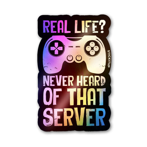 Real Life Game Holographic Stickers - Holographic stickers | STICK IT UP