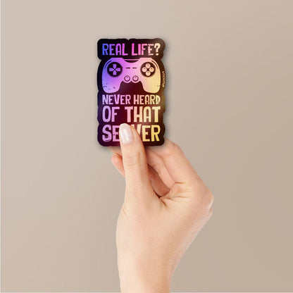 Real Life Game Holographic Stickers - Holographic stickers | STICK IT UP
