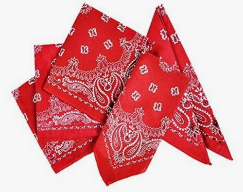 Red Cowboy Western Bandana