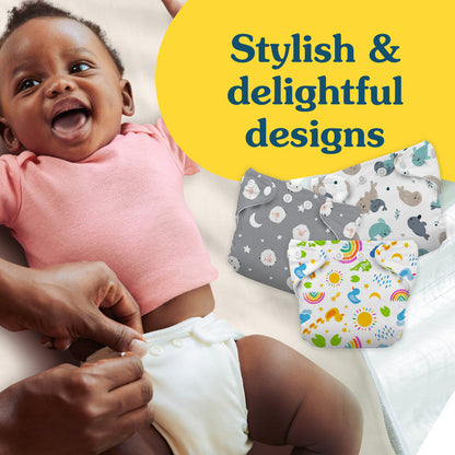 Reusable Cloth Diaper: Newborn (Pack of 1)
