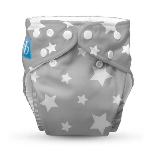 Twinkle Little Star White on Grey