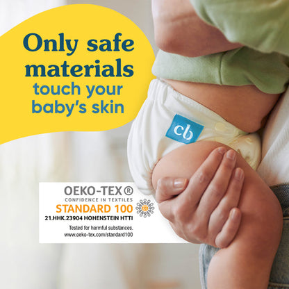 Reusable Cloth Diaper: One Size with Fleece (Pack of 1)