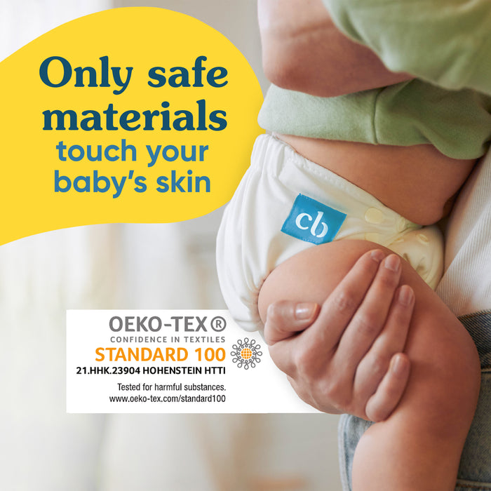 Reusable Cloth Diaper: One Size with Fleece (Pack of 1)